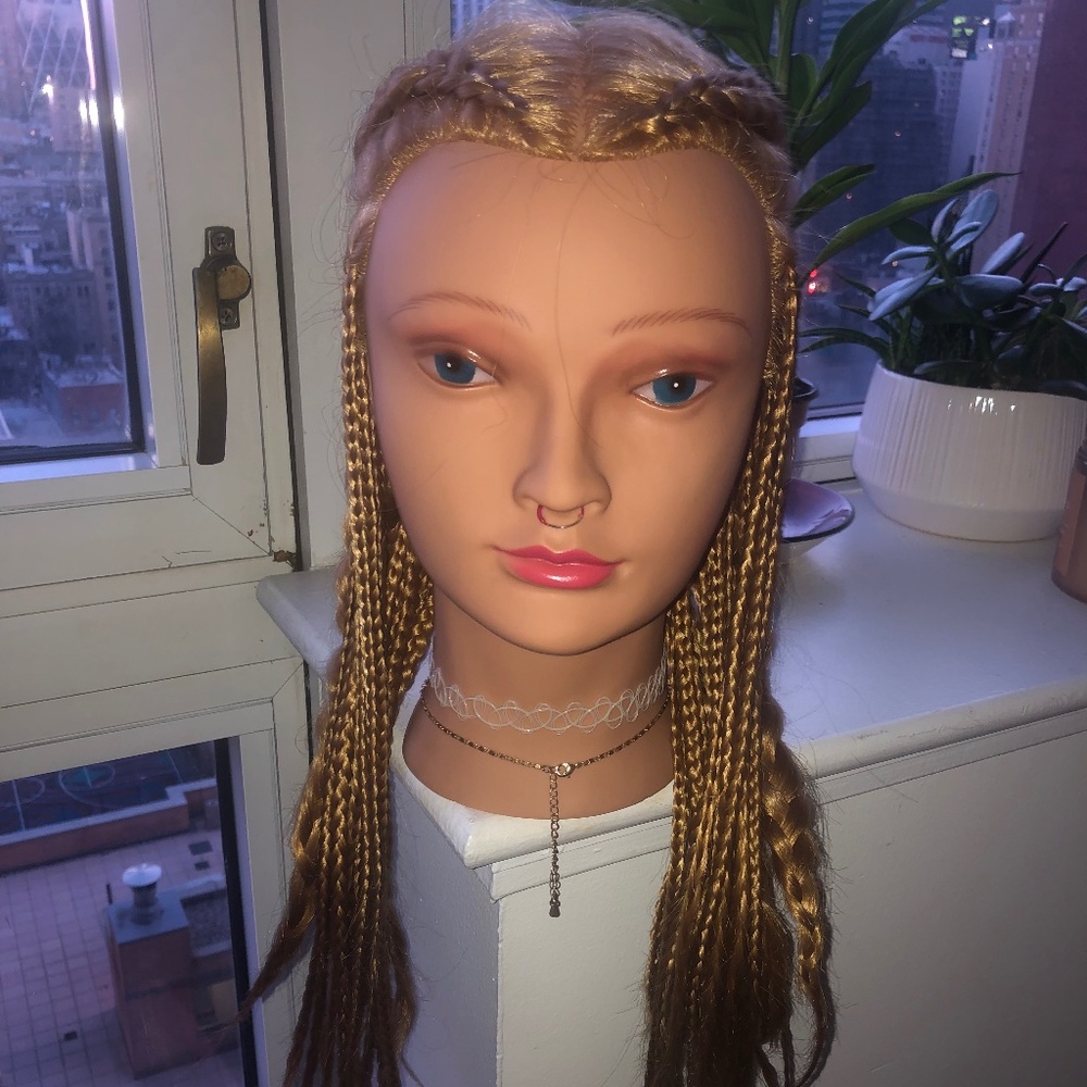 Doll Head Synthetic Hair